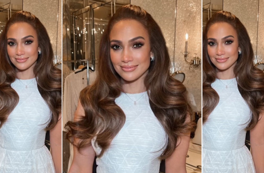 Wedding frizura Dženifer Aflek