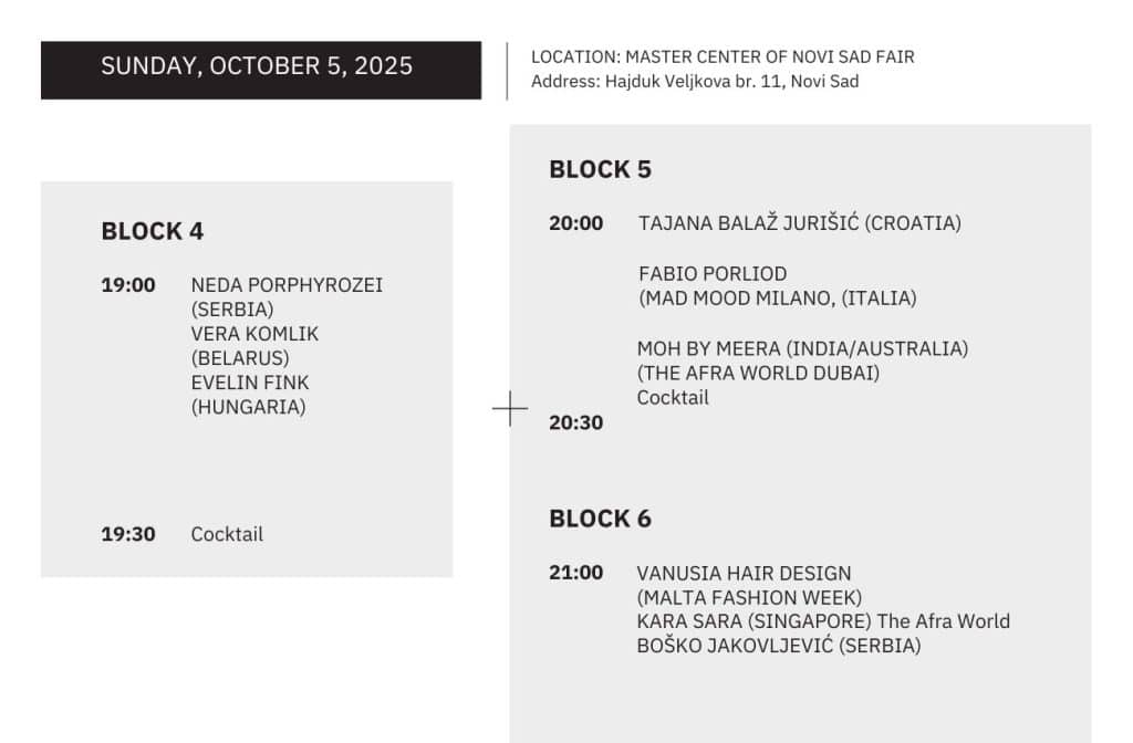 25. Serbia Fashion Week