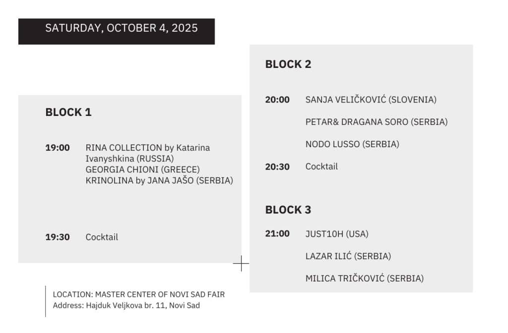 25. Serbia Fashion Week
